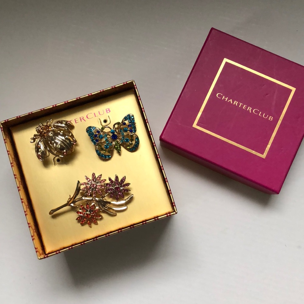 Set of 3 Brooches | NIB ✨